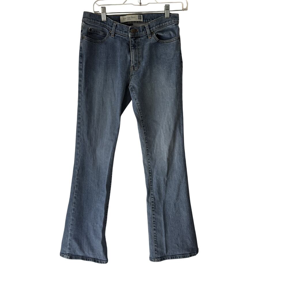GAP Jeans Womens 6 Blue Low Rise Flare Stretch Denim Classic Y2K 2000s Pants